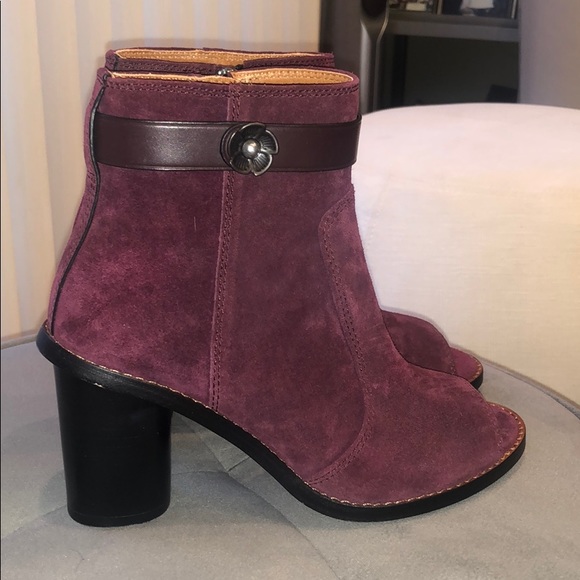 Coach high heel boots with open toe - Picture 2 of 5